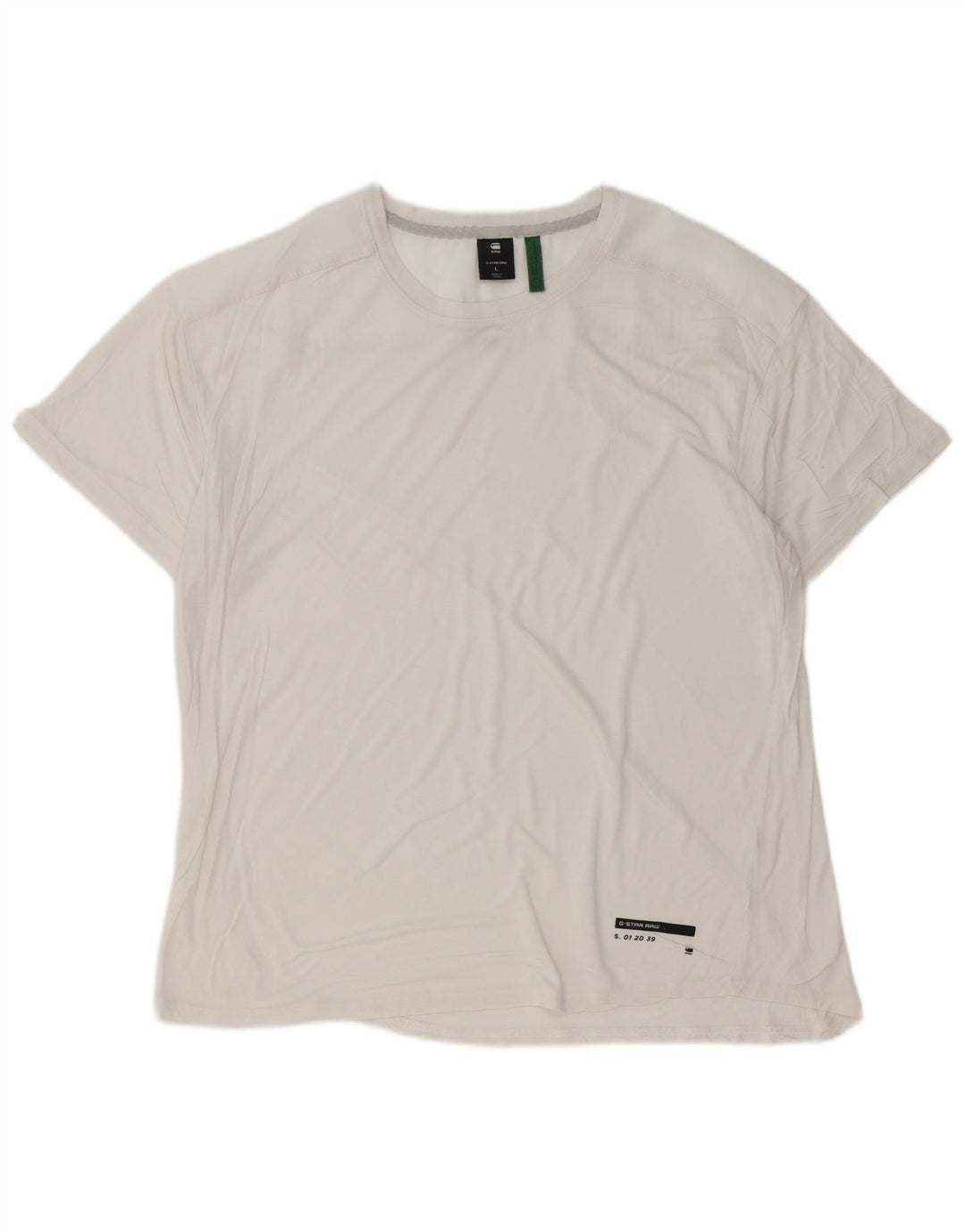 T-shirt da uomo G-Star Top grande bianca