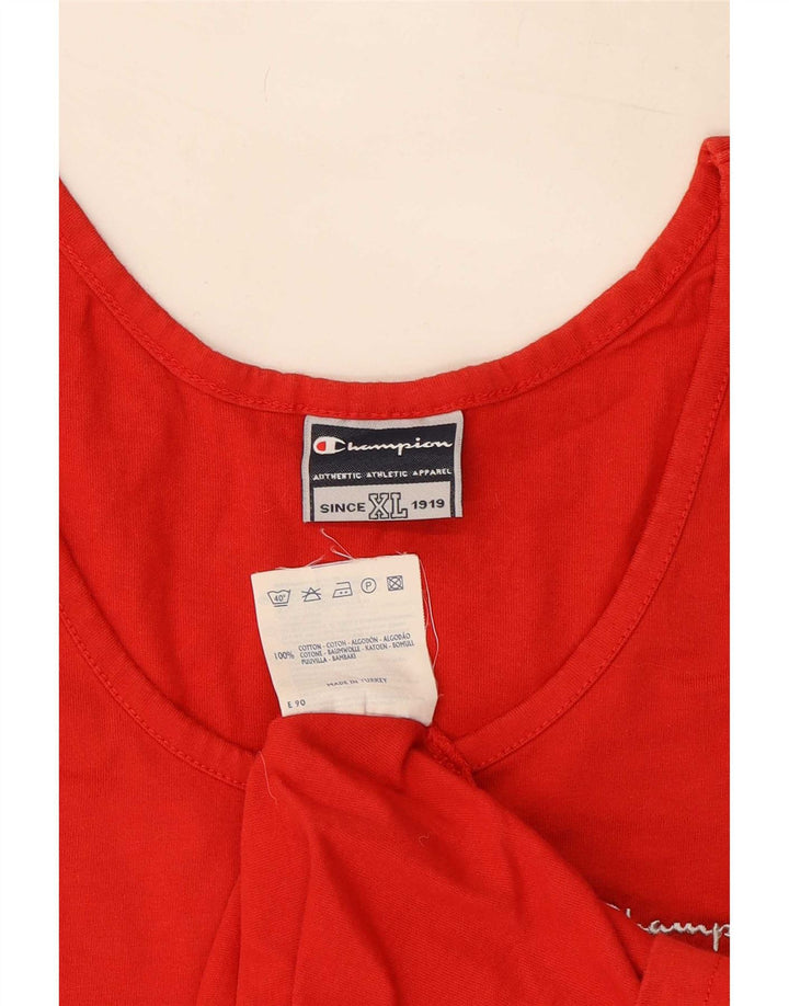 Canotta da uomo Champion XL in cotone rosso
