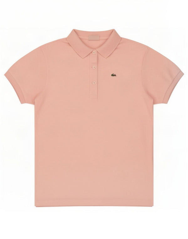 Polo da donna Lacoste taglia 38 cotone rosa medio