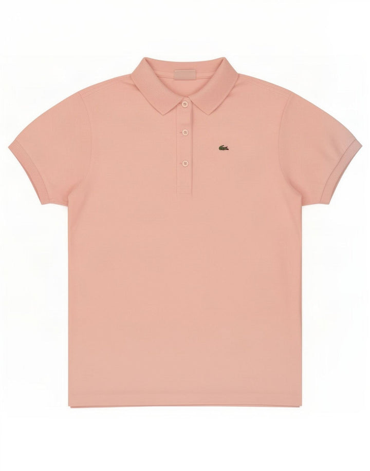 Polo da donna Lacoste taglia 38 cotone rosa medio