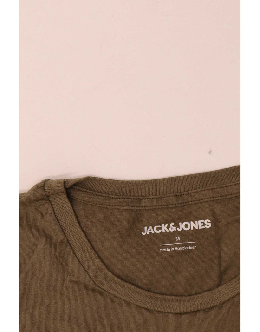 T-shirt grafica da uomo Jack & Jones Top in cotone kaki medio