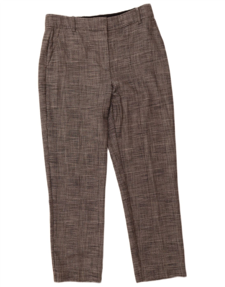 Pantaloni da abito a vita alta da donna REISS UK 12 Medium W32 L28 Grigio