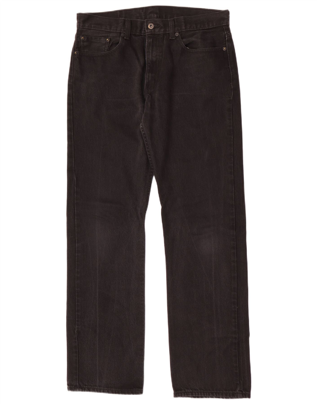 Jeans dritti da uomo Levi's W34 L34 cotone nero