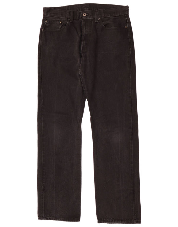 Jeans dritti da uomo Levi's W34 L34 cotone nero