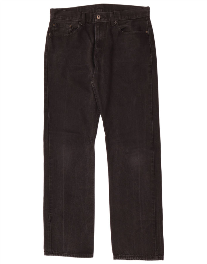 Jeans dritti da uomo Levi's W34 L34 cotone nero