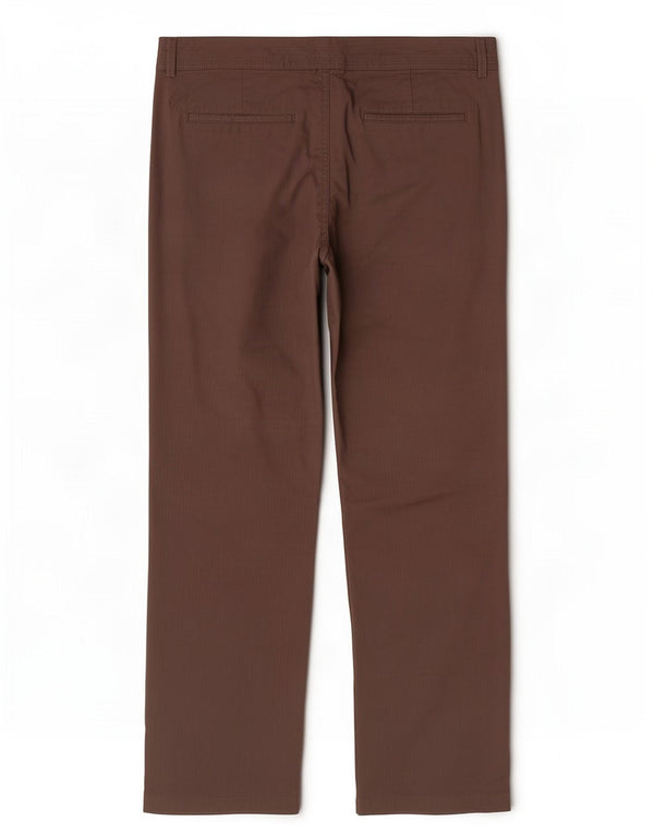 Pantaloni chino dritti da donna Laura Ashley UK 14 Large W34 L34 Marrone
