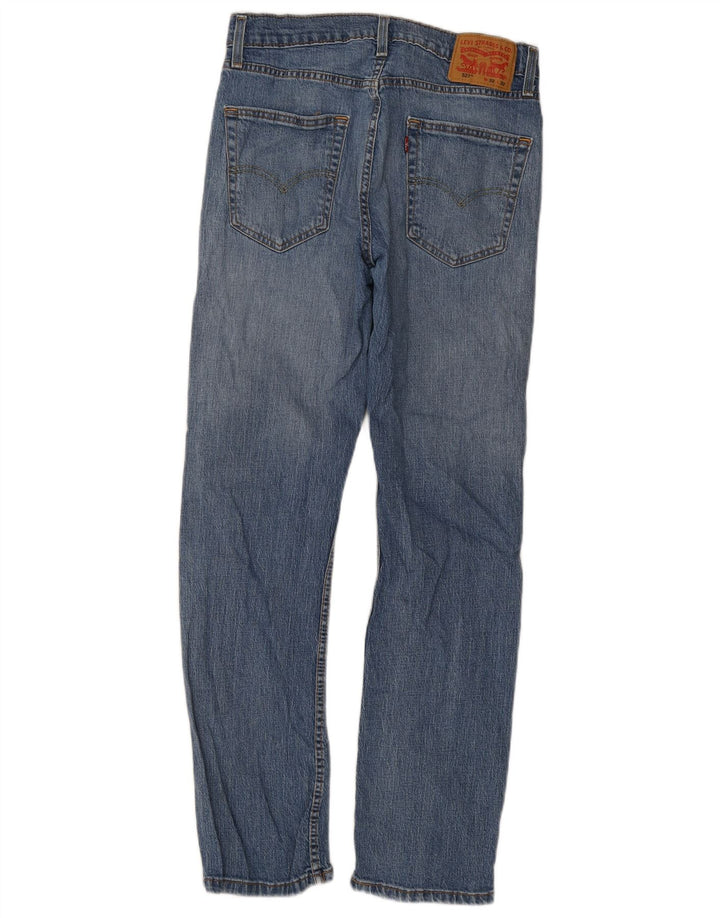 Levi's Uomo 527 Jeans Bootcut Slim W32 L32 Cotone Blu