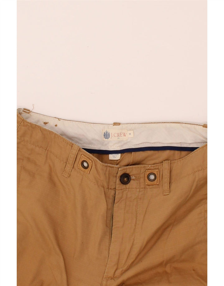 J. CREW Mens Casual Shorts W30 Medium Beige Check Cotton Vintage J. Crew and Second-Hand J. Crew from Messina Hembry 