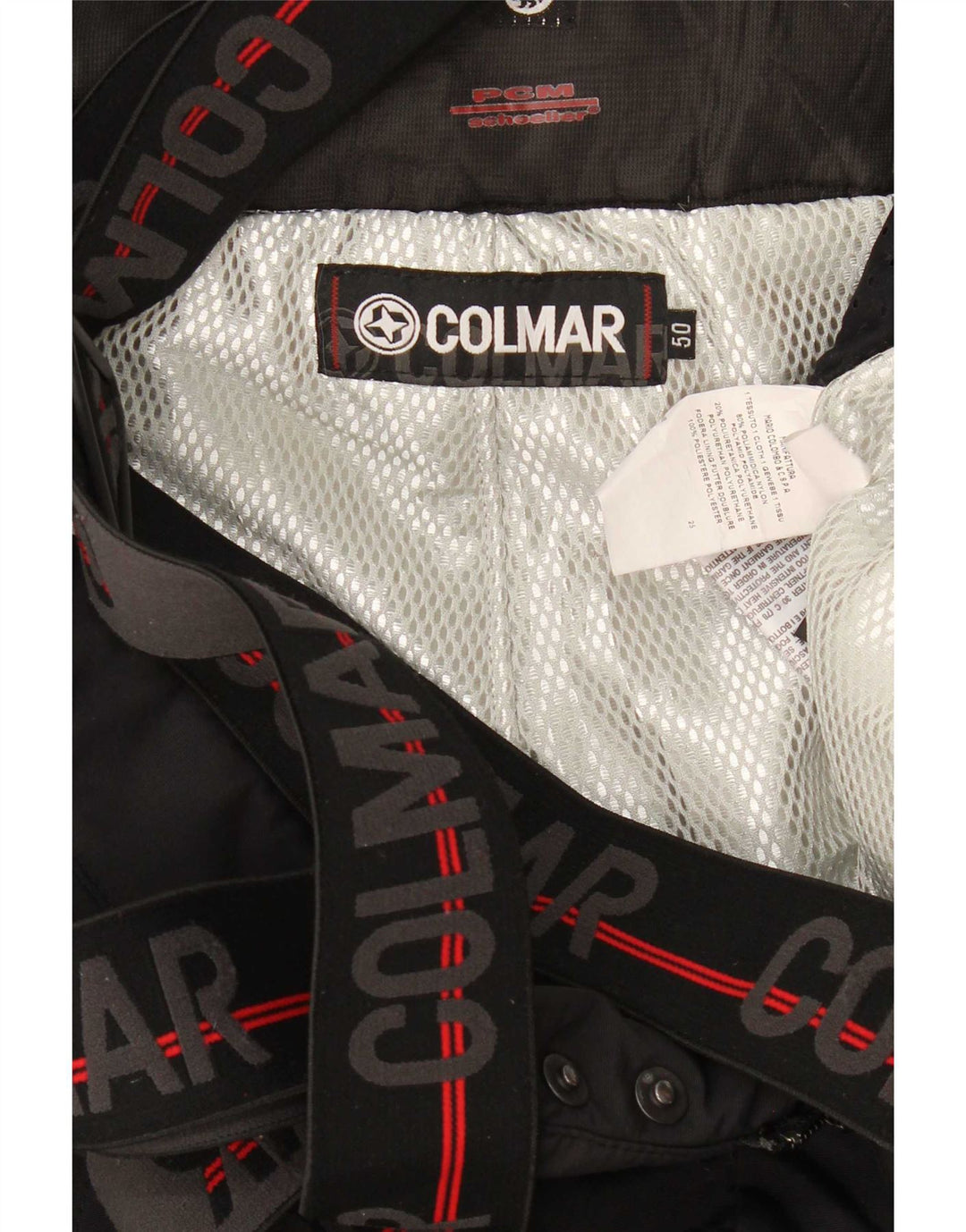 Pantaloni da sci con salopette grafica da uomo Colmar EU 40 Medium Black Colourblock