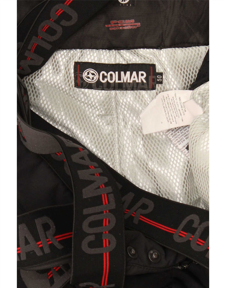Pantaloni da sci con salopette grafica da uomo Colmar EU 40 Medium Black Colourblock