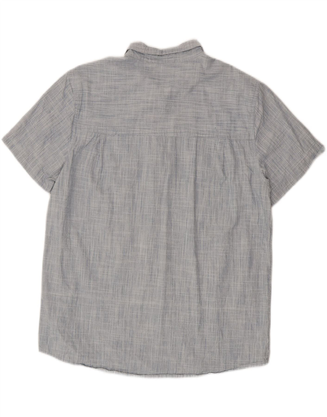 Camicia a maniche corte da uomo Mountain Warehouse XL in cotone blu