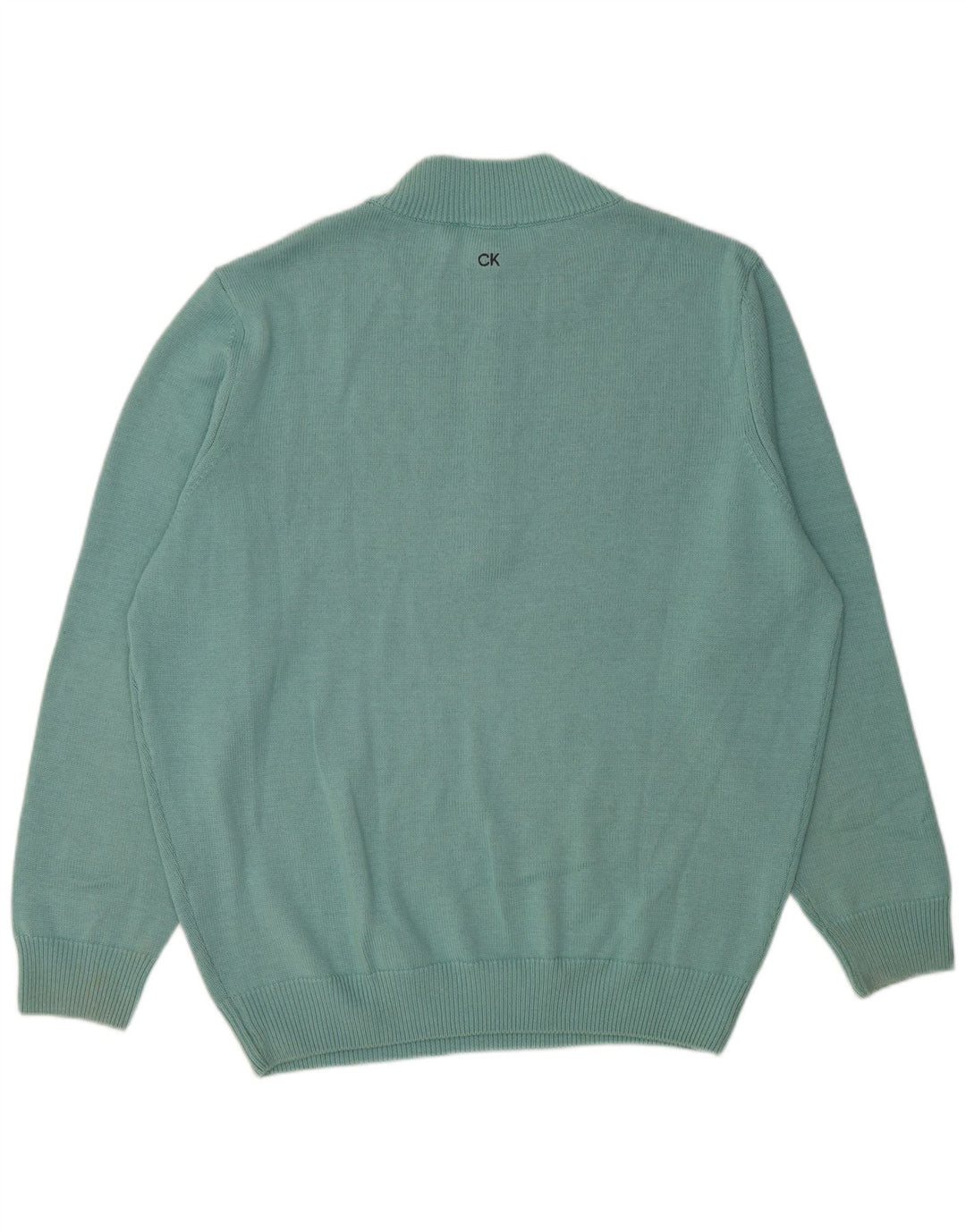 Maglione maglione con zip da uomo Calvin Klein 2XL cotone blu