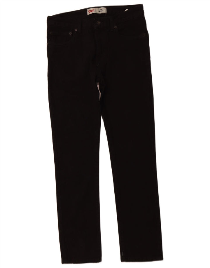 LEVI'S Jeans skinny 510 per ragazze 15-16 anni W28 L28 Cotone nero