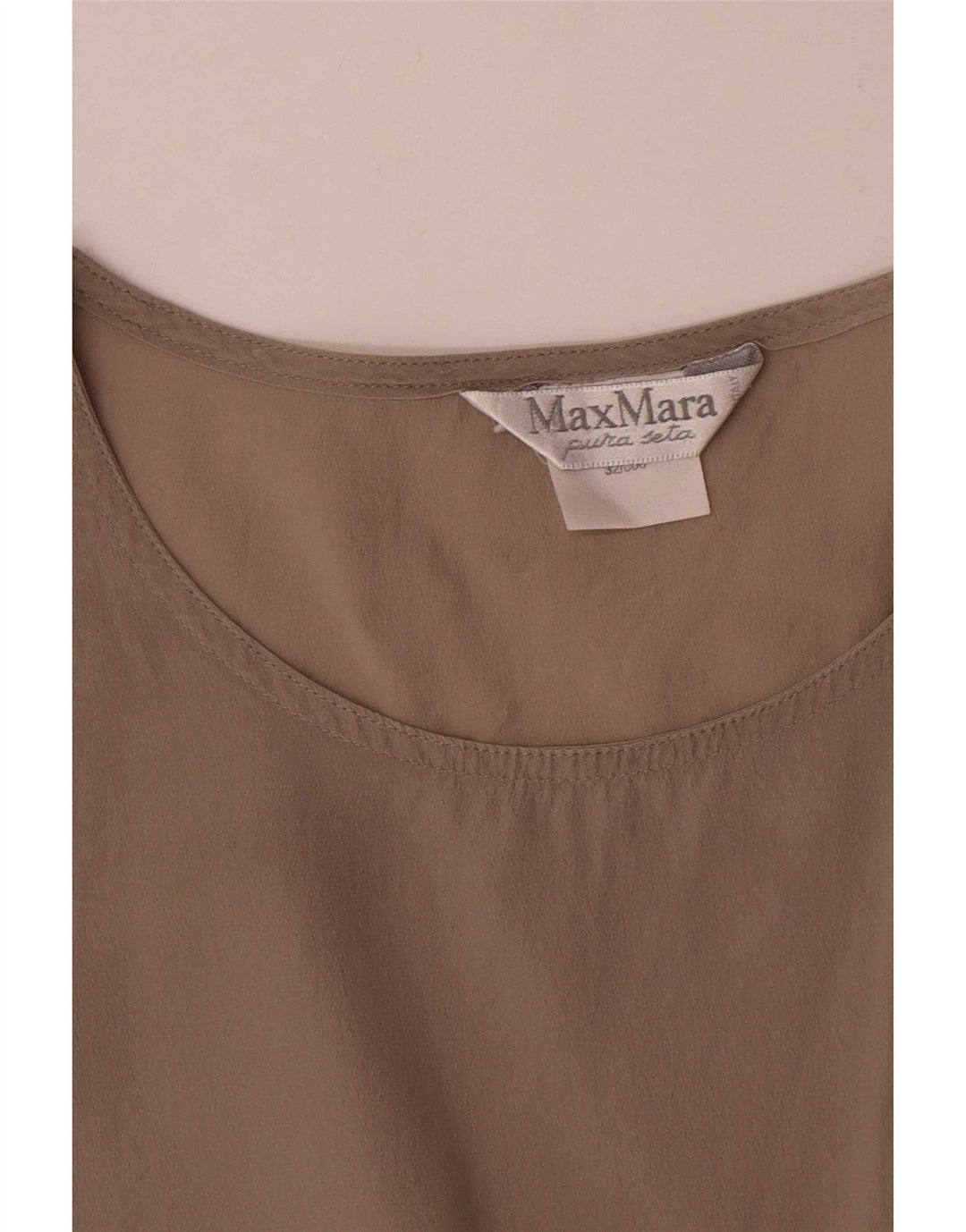 Top camicetta da donna Max Mara UK 12 Seta grigio medio