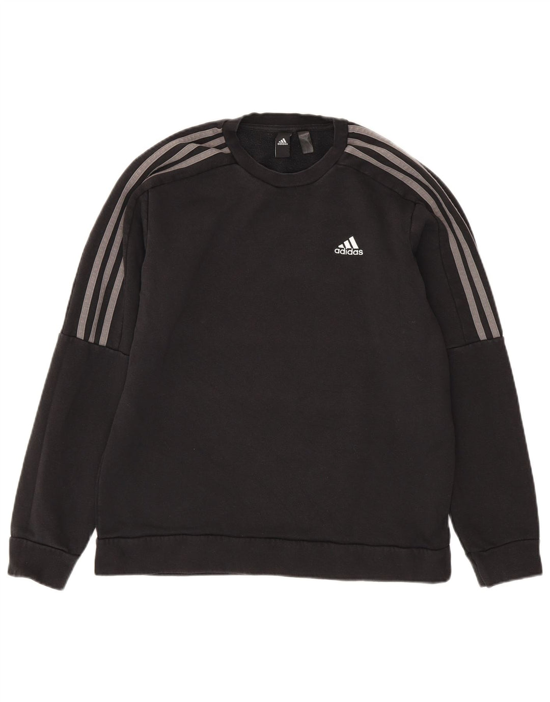 Felpa Adidas Uomo Maglione Medio Nero Cotone