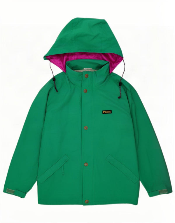 Ciesse Piumini Giacca antipioggia da uomo con cappuccio IT 50 Large Verde Poliestere