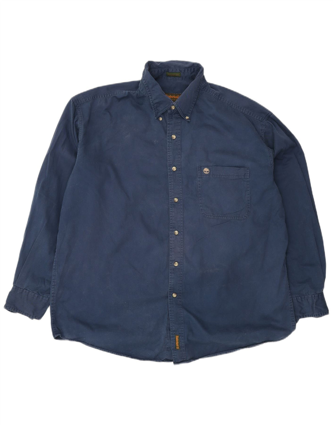 Camicia Timberland da uomo con vestibilità robusta XL in cotone blu navy