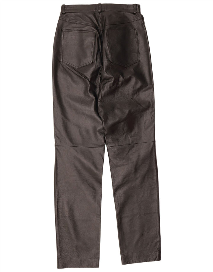 Pantaloni in pelle slim da donna Avitano EU 38 Medium W26 L33 Neri