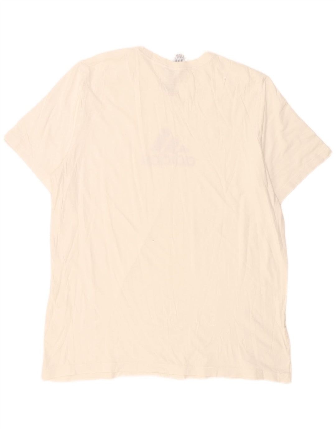 T-shirt grafica da uomo Adidas Top XL in cotone bianco