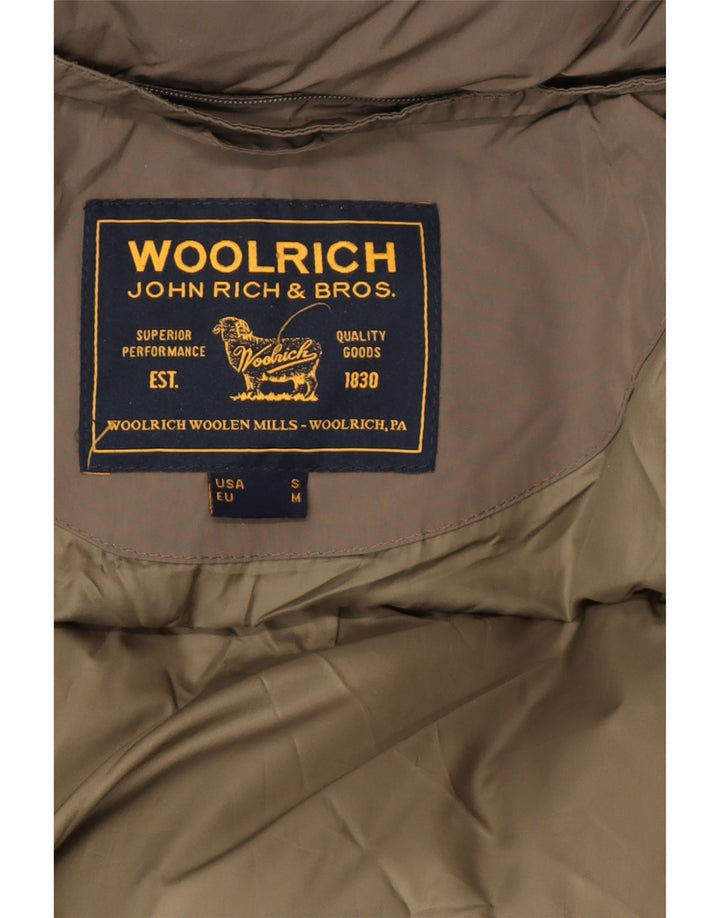 Giacca imbottita con cappuccio da uomo Woolrich UK 36 Small Khaki
