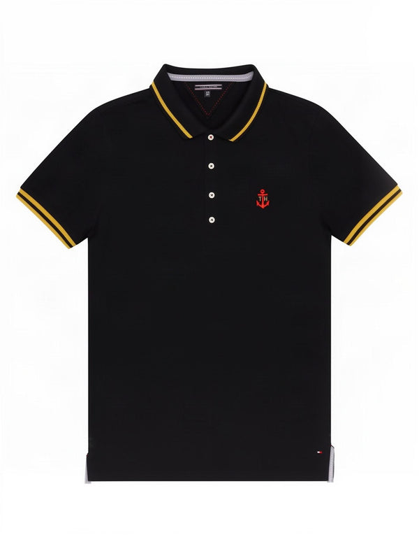 Polo da donna Tommy Hilfiger UK 20 2XL cotone blu navy