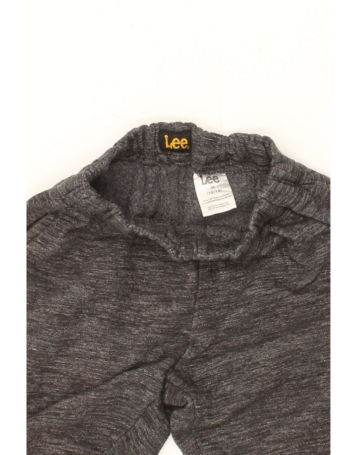 LEE Boys Tracksuit Trousers Joggers 10-11 Years Medium Grey Cotton Vintage Lee and Second-Hand Lee from Messina Hembry 