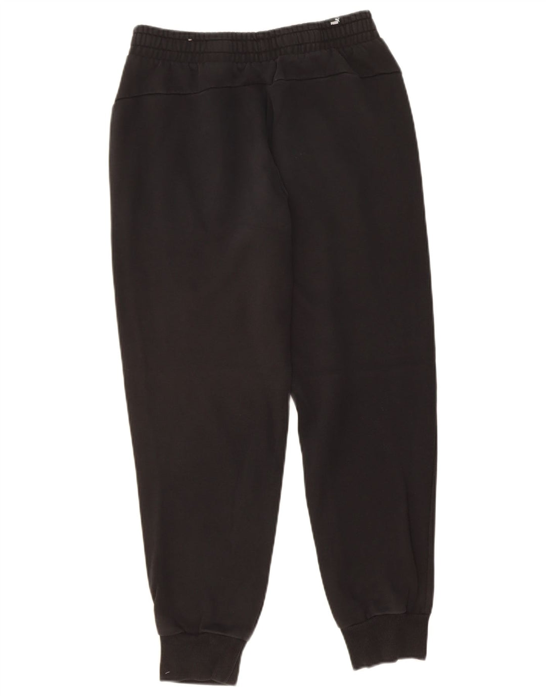 PUMA Mens Graphic Tracksuit Trousers Joggers Medium  Black Cotton
