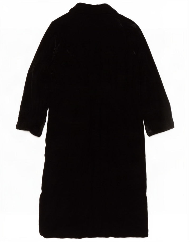 Cappotto vintage da donna UK 14 medio nero
