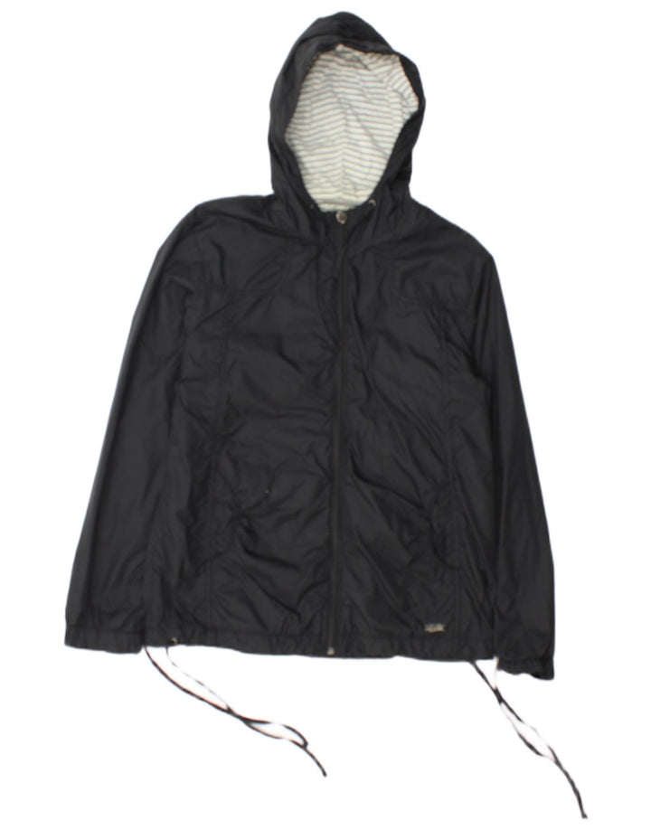 Giacca antipioggia con cappuccio da donna Lotto UK 10 Small Nera