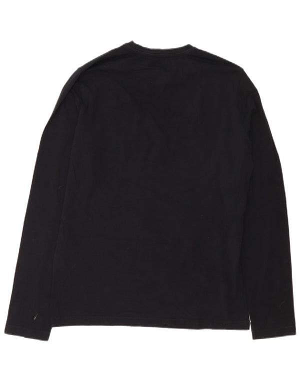 Calvin Klein Jeans Top grafico da uomo manica lunga grande cotone nero