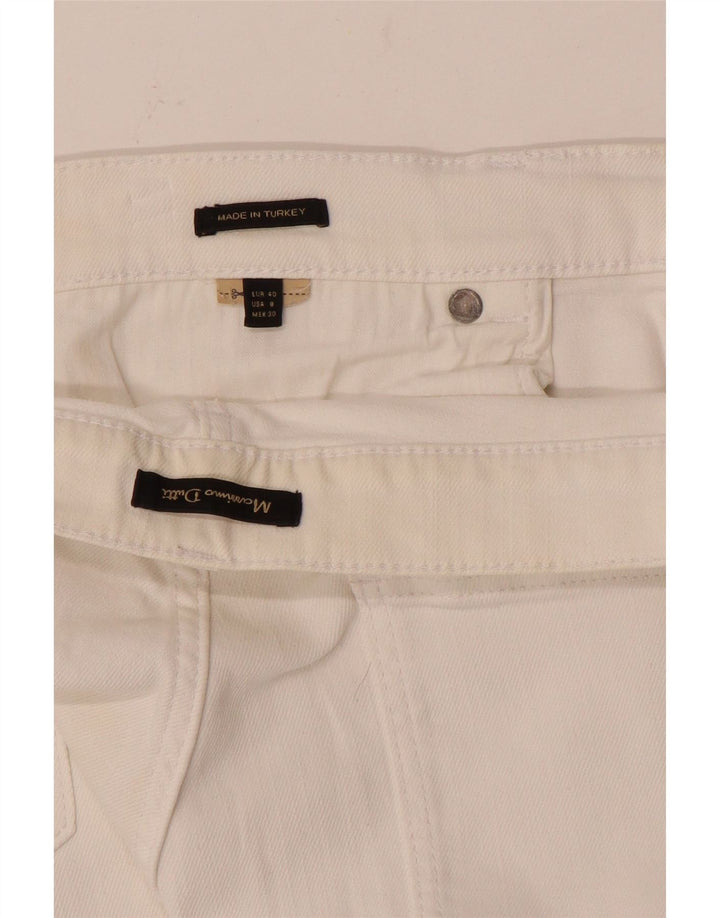 Jeans slim da donna Massimo Dutti EU 40 medio W30 L26 bianco