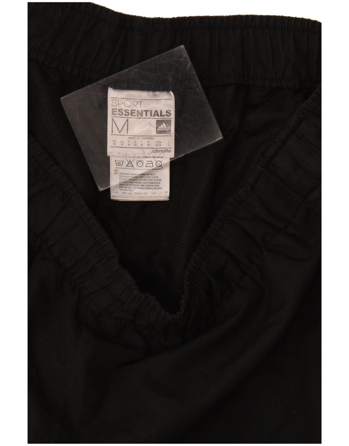 Pantaloncini sportivi Adidas Climalite da uomo medio poliestere nero