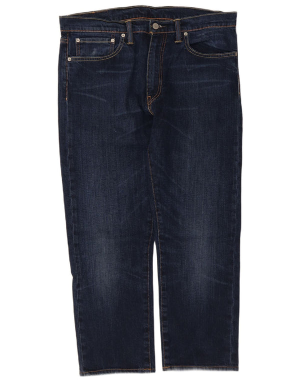 Levi's Uomo 508 Jeans affusolati corti W34 L25 Blu