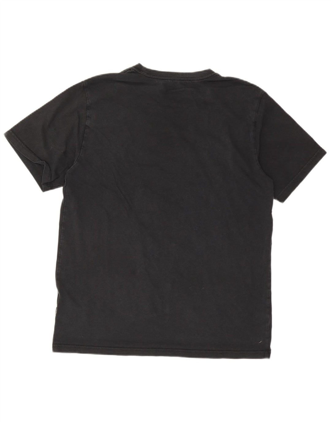 T-shirt grafica da uomo Converse Top grande in cotone nero