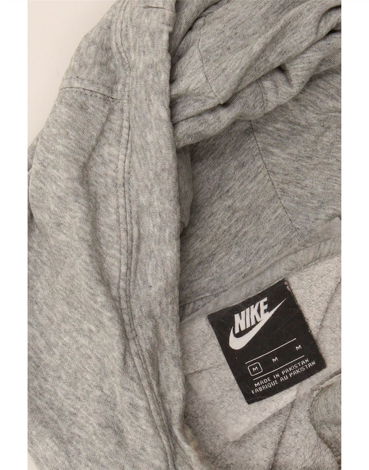 NIKE Womens Hoodie Jumper UK 14 Medium Grey Cotton Vintage Nike and Second-Hand Nike from Messina Hembry 