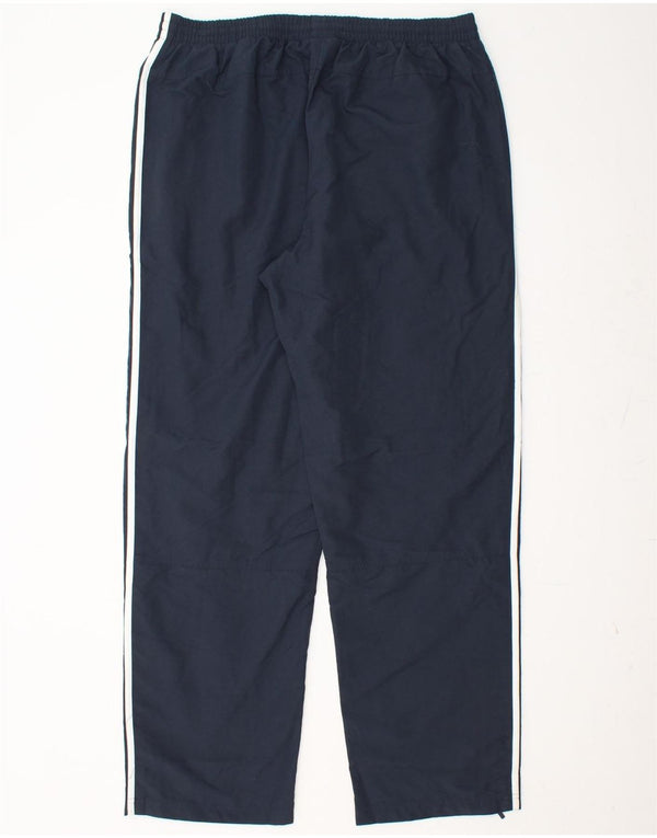 Pantaloni da tuta ADIDAS Climalite da uomo XL poliestere blu navy