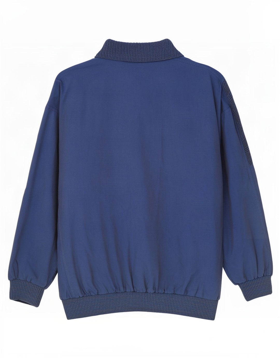 Tom Tailor Felpa con collo alto da uomo Maglione grande in cotone blu navy