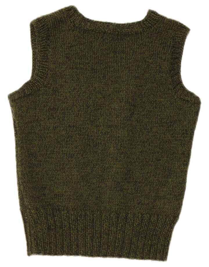 Canotta corta da donna VINTAGE UK 10 piccola kaki