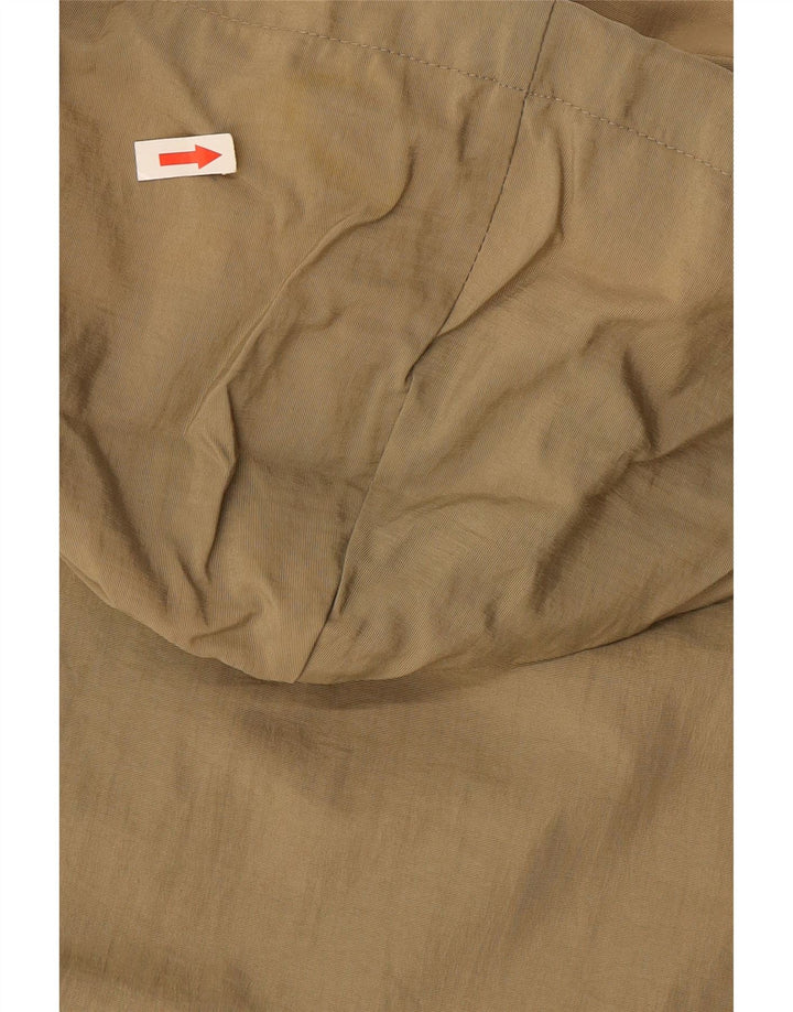 Giacca antipioggia da uomo Diadora vestibilità ampia con cappuccio UK 40 Large Beige Poliammide