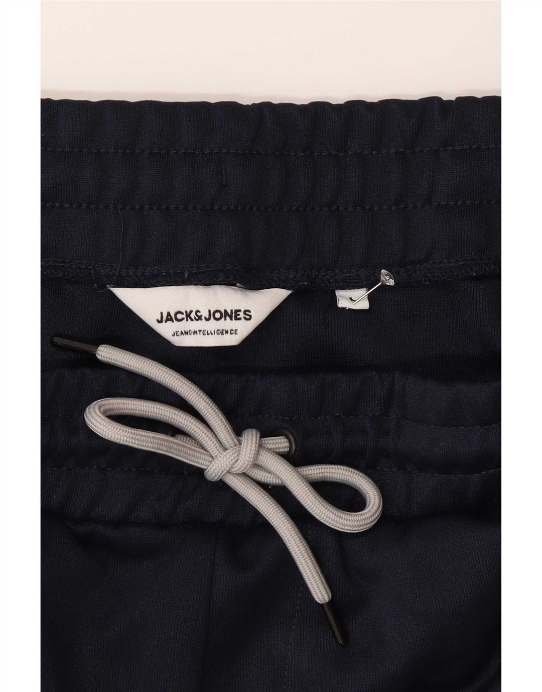 Pantaloni da tuta da uomo Jack & Jones grandi in poliestere color block blu navy