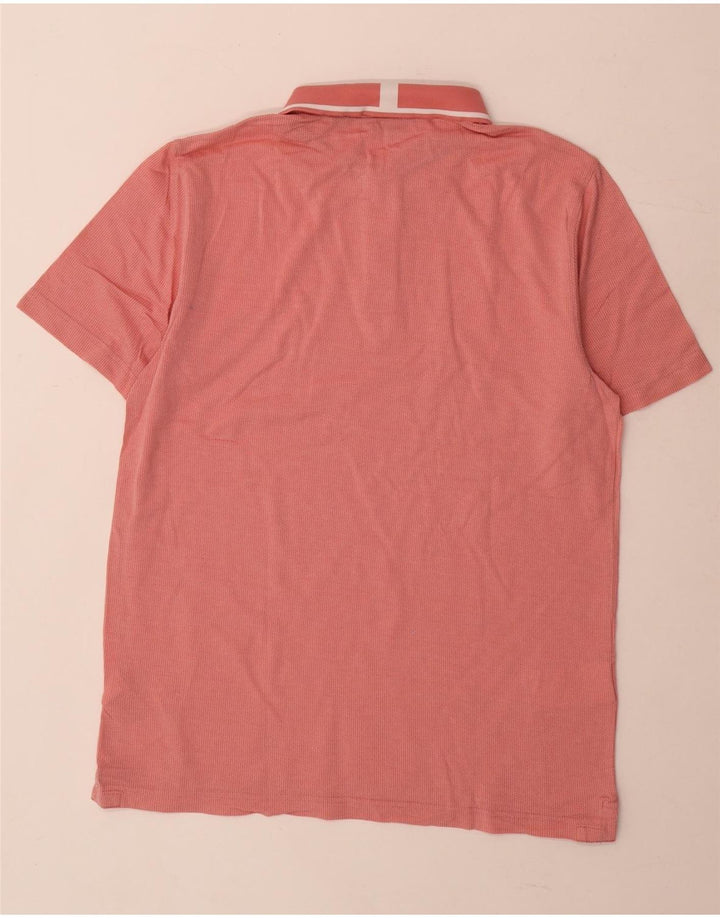 Polo da uomo Ted Baker taglia 2 piccola in cotone rosa