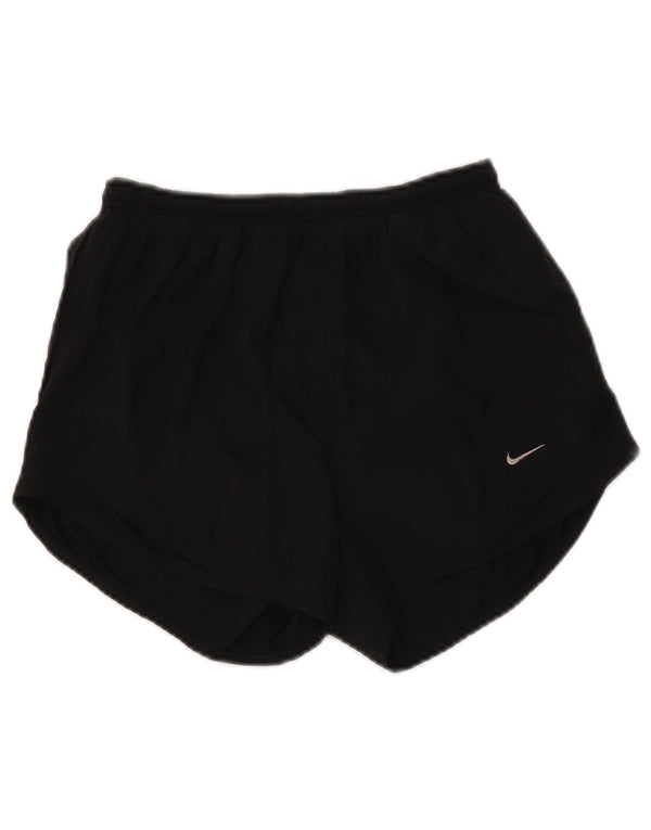 Pantaloncini sportivi Nike da donna Dri Fit UK 8 piccoli poliestere nero