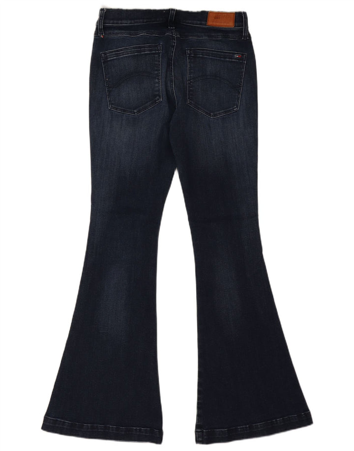 Jeans svasati da donna Tommy Hilfiger W30 L30 cotone blu navy