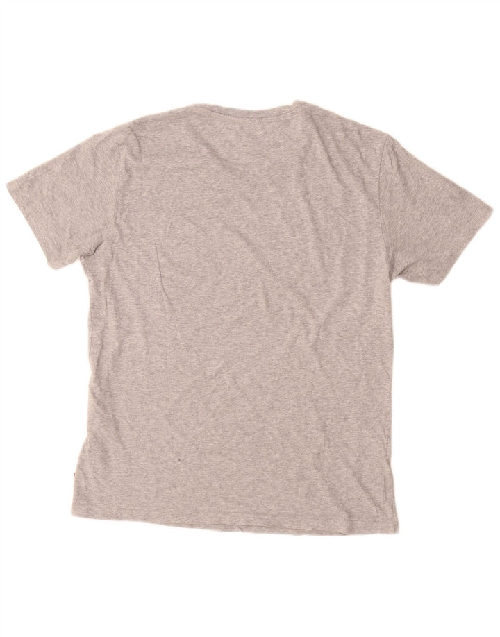 T-shirt grafica da uomo LEVI'S Top in cotone grigio medio