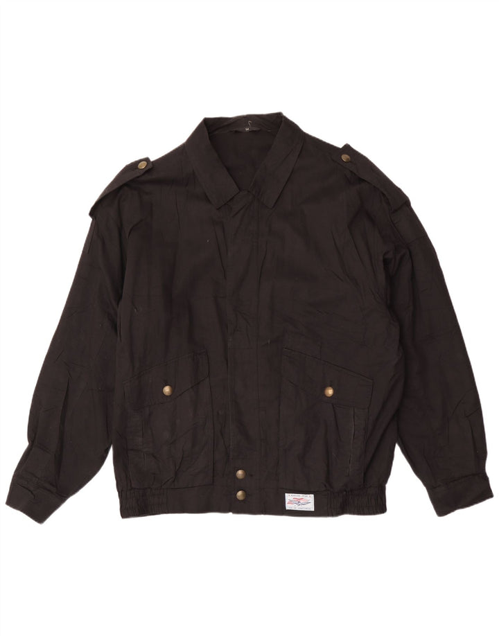 Giubbotto bomber militare da uomo C&A EU 54 2XL cotone nero