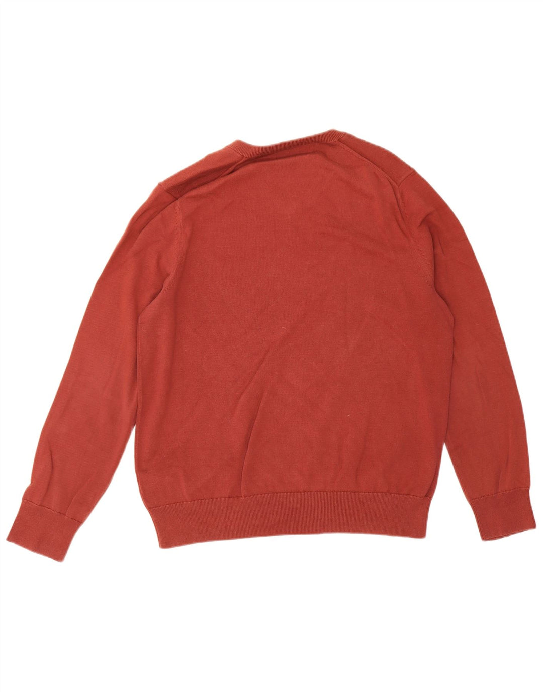 Maglione da uomo con scollo a V Marks & Spencer grande in cotone marrone