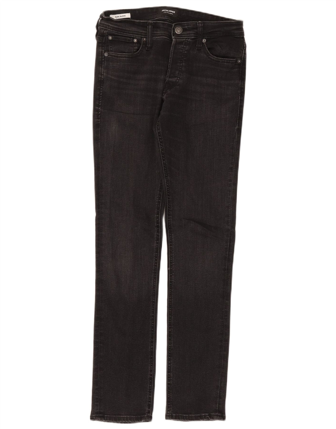 Jack & Jones Uomo GLENN Slim Jeans W30 L32 Cotone Grigio
