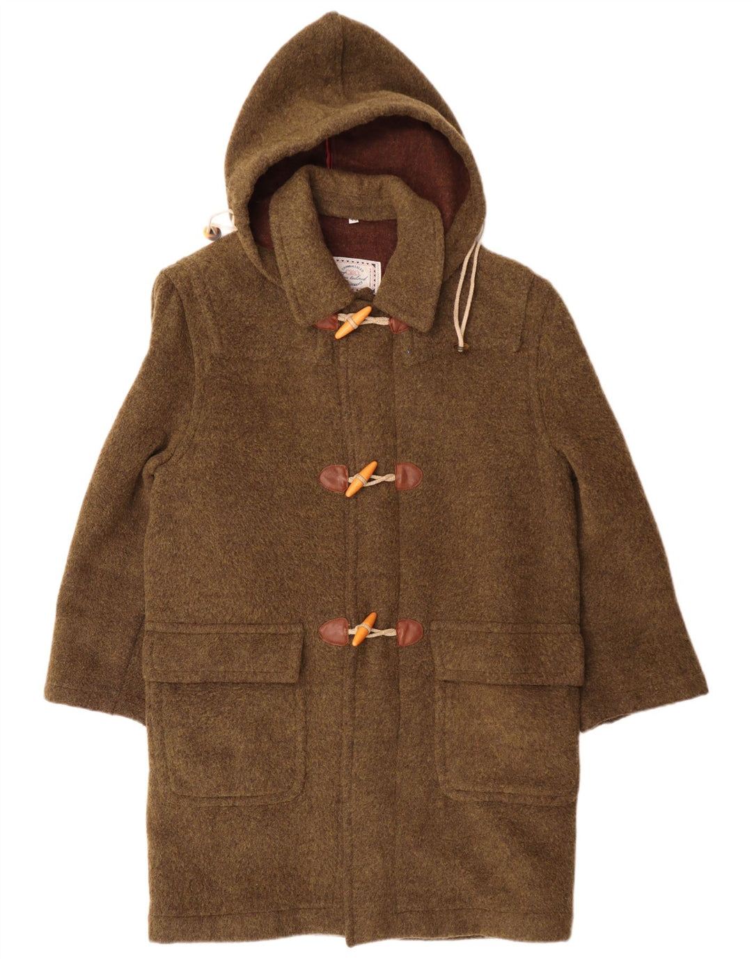 Montgomery oversize con cappuccio da donna Ciao IT 44 medio in lana kaki