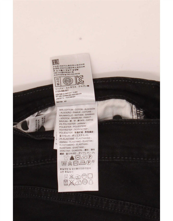 Jeans Levi's Uomo 511 Slim W32 L29 Cotone Nero