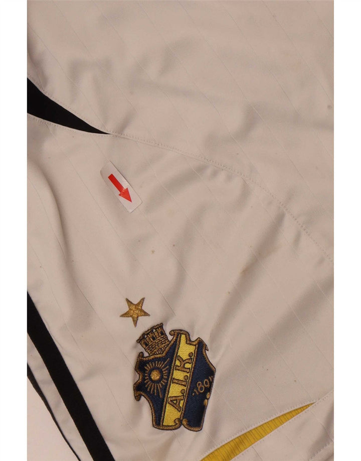 Pantaloncini sportivi Adidas da uomo XL in poliestere color block bianco